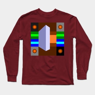 Multicolored three-dimensional Long Sleeve T-Shirt